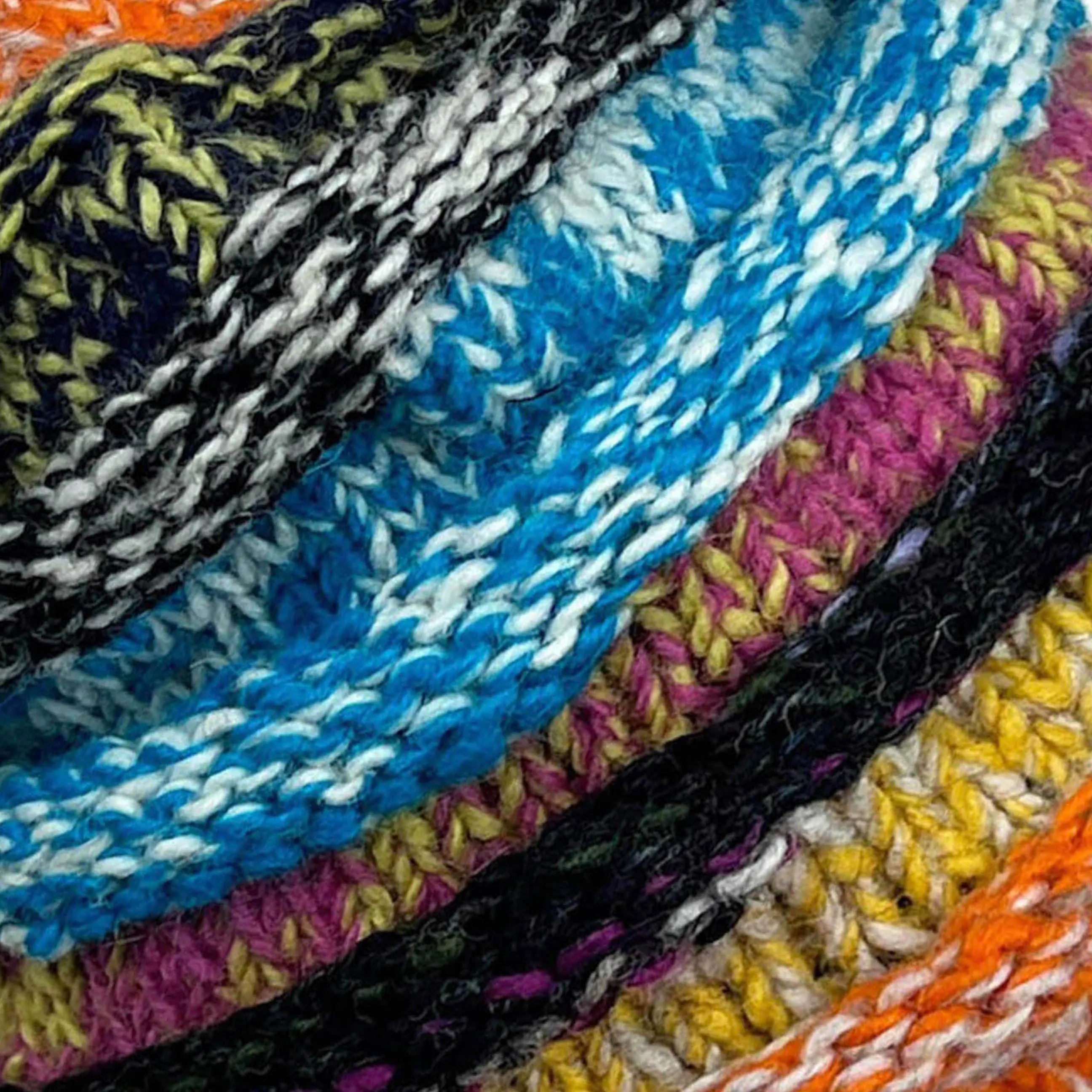 1417 Knit Beanie Hats Mitten Women Ribbed Slouchy Mismatched Fleeced Lined