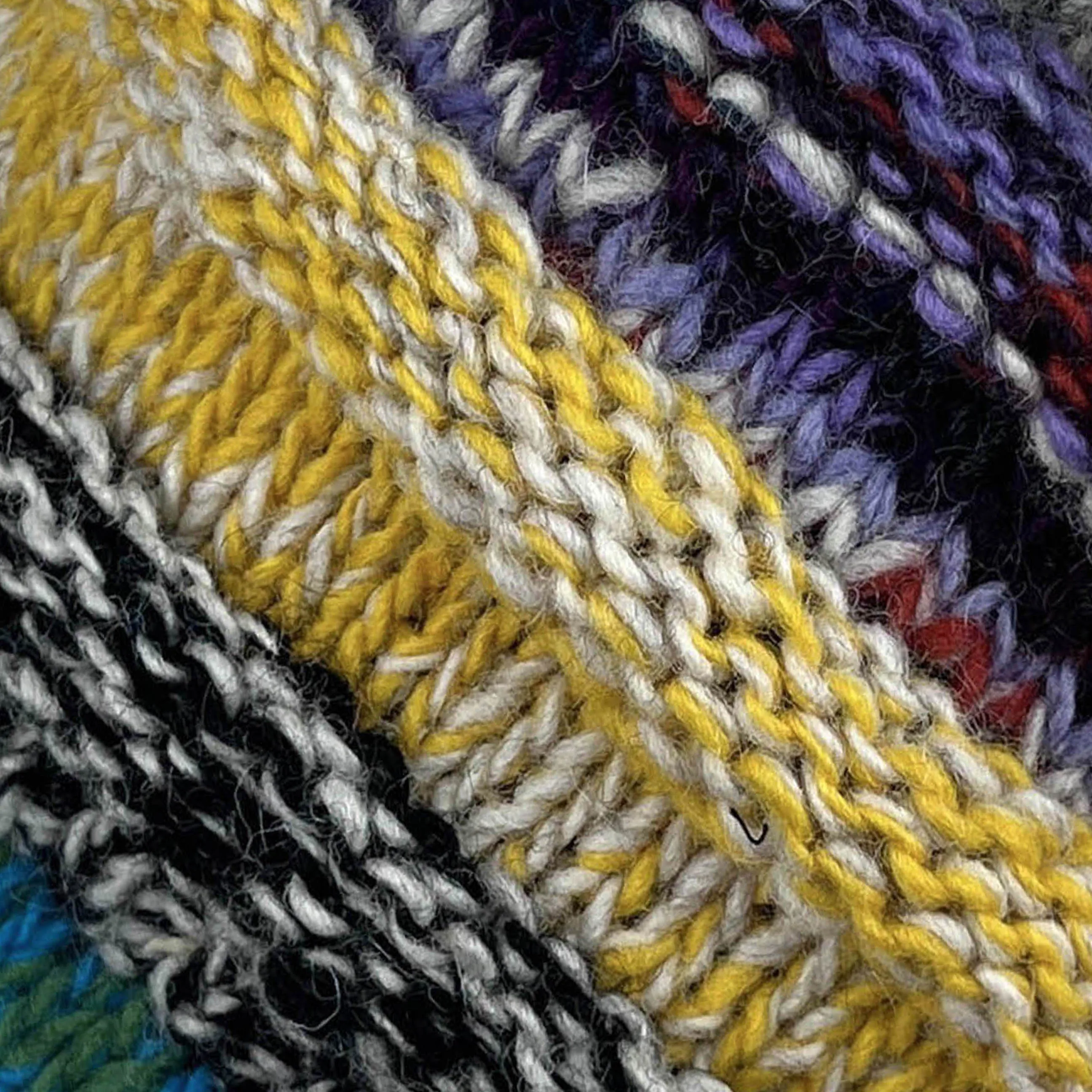 1417 Knit Beanie Hats Mitten Women Ribbed Slouchy Mismatched Fleeced Lined