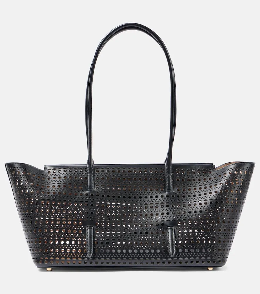 Alaia New Mina 32 leather shoulder bag