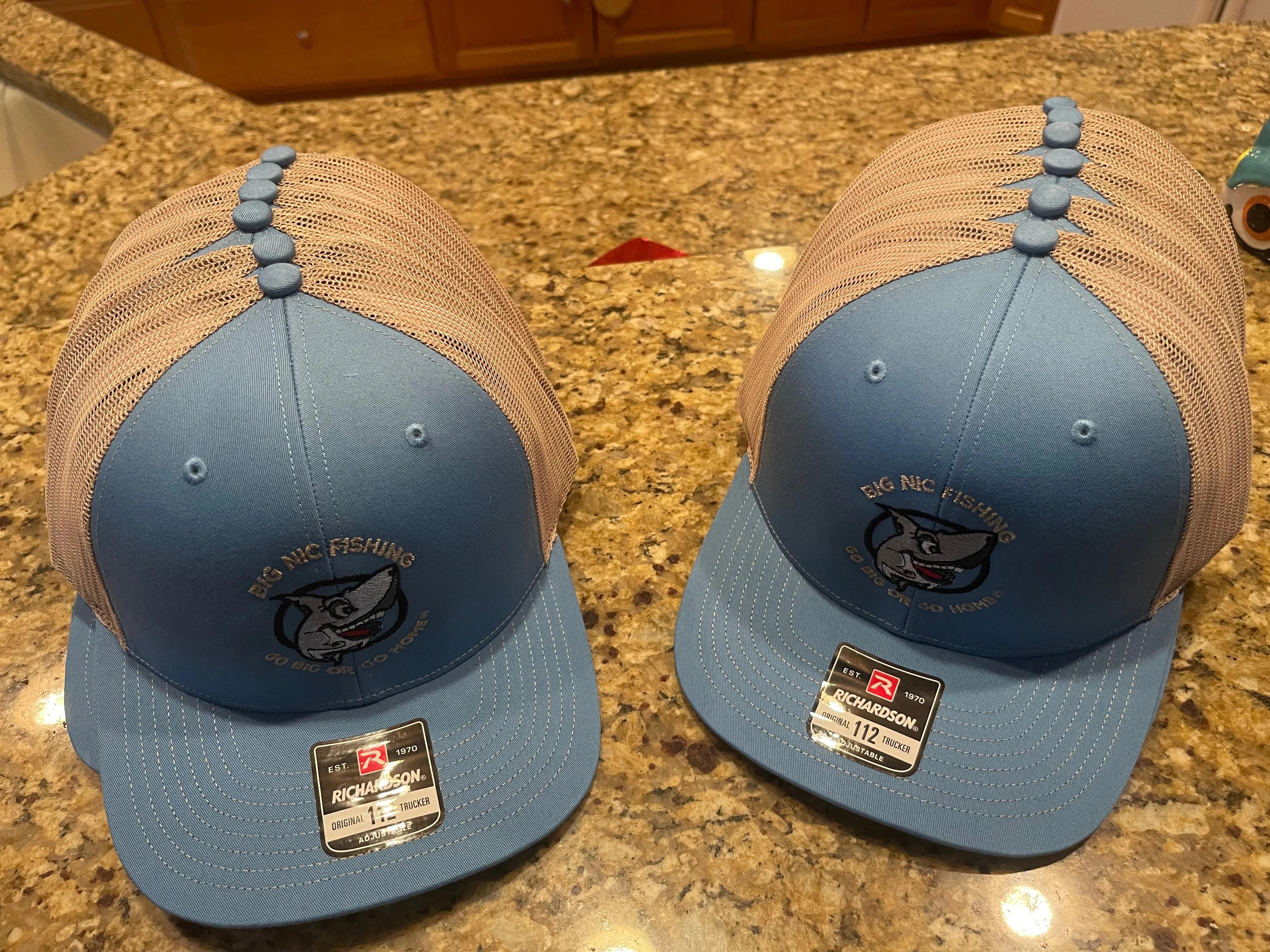 bignicfishing logo hats