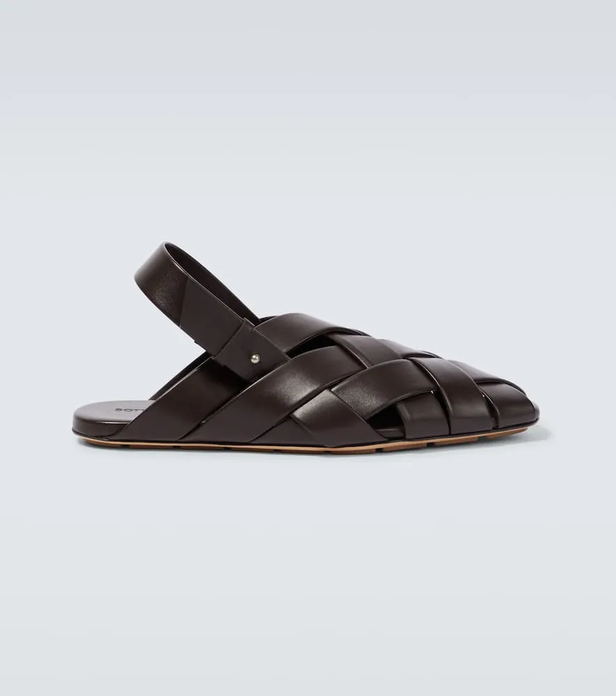 Bottega Veneta Alfie leather slippers