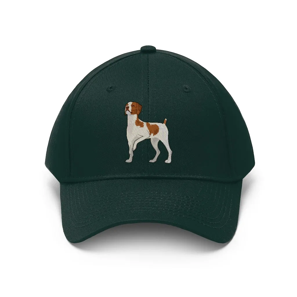Brittany Unisex Twill Hat, 9 Colors, 100% Cotton Twill, Made in the USA!!