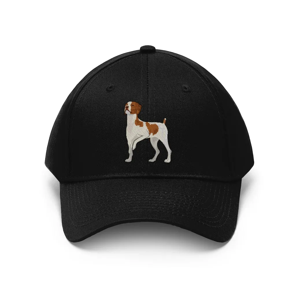Brittany Unisex Twill Hat, 9 Colors, 100% Cotton Twill, Made in the USA!!