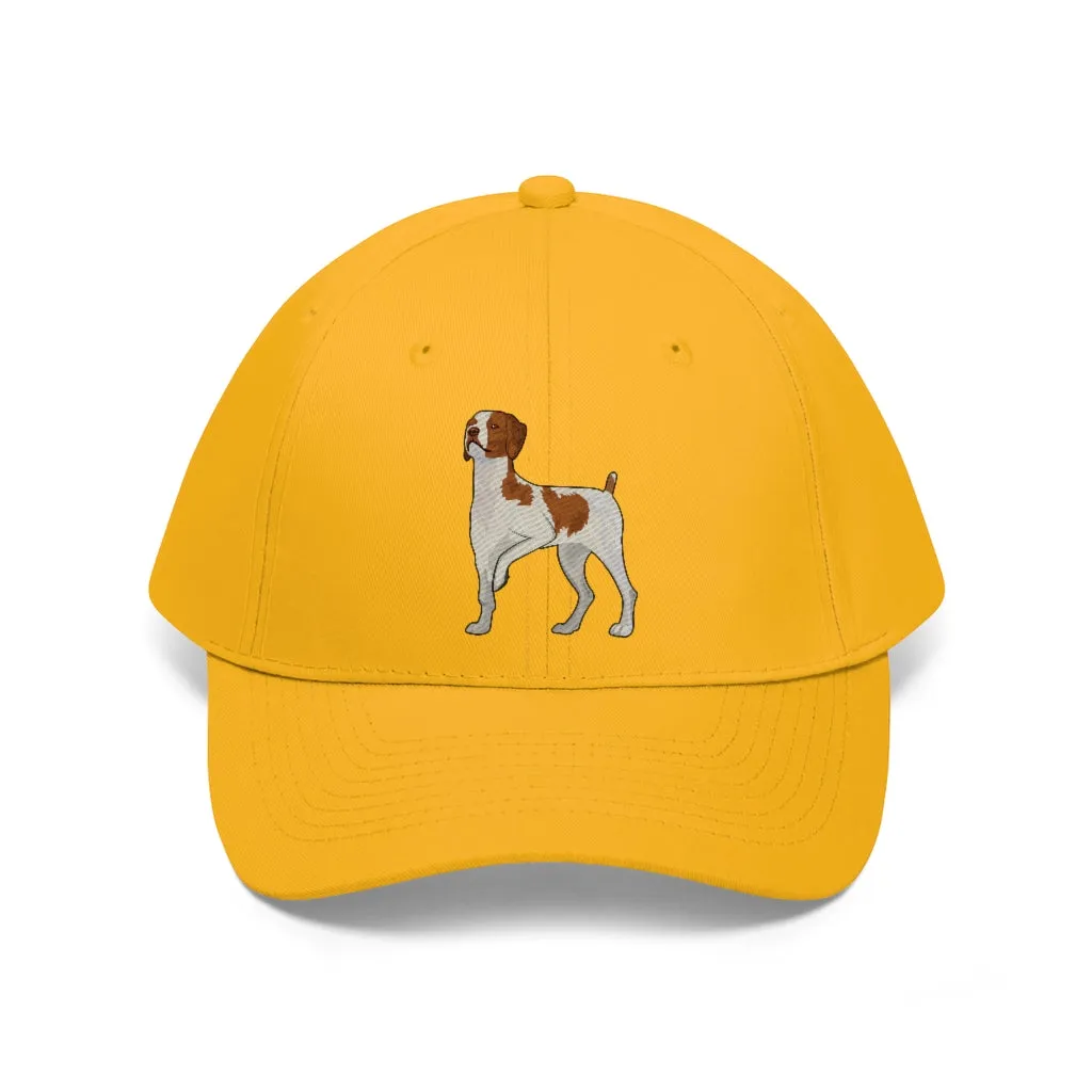 Brittany Unisex Twill Hat, 9 Colors, 100% Cotton Twill, Made in the USA!!