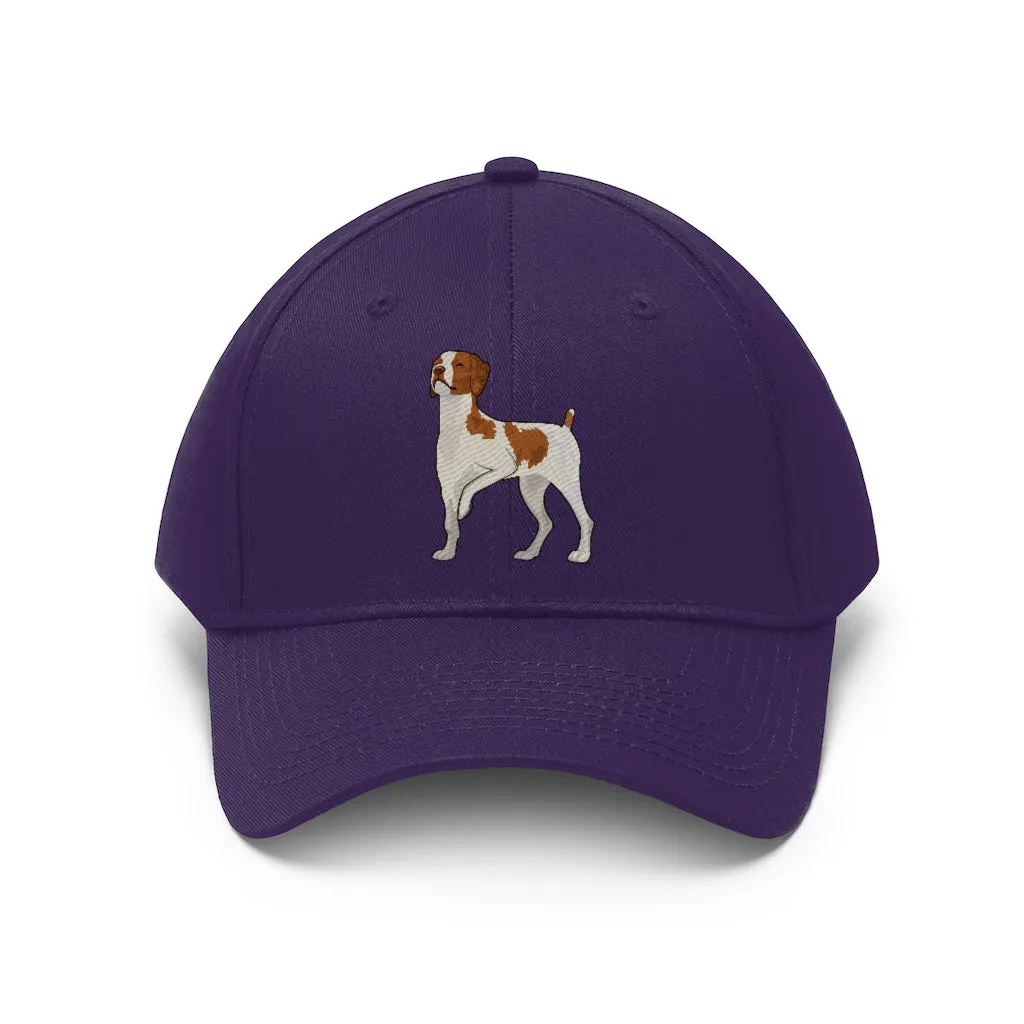 Brittany Unisex Twill Hat, 9 Colors, 100% Cotton Twill, Made in the USA!!