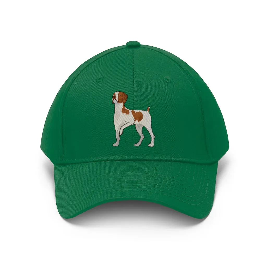 Brittany Unisex Twill Hat, 9 Colors, 100% Cotton Twill, Made in the USA!!