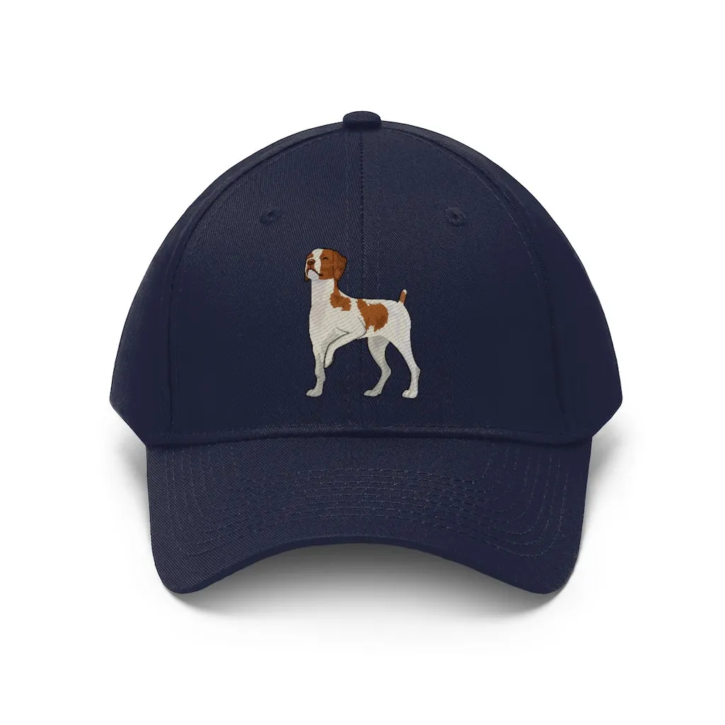 Brittany Unisex Twill Hat, 9 Colors, 100% Cotton Twill, Made in the USA!!