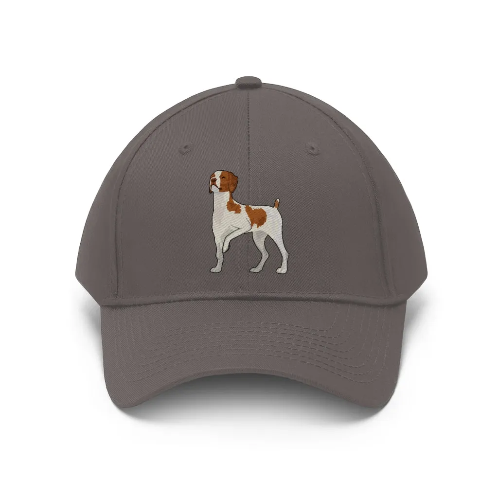 Brittany Unisex Twill Hat, 9 Colors, 100% Cotton Twill, Made in the USA!!