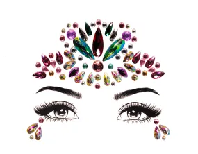 Cancer Face Gem Stickers