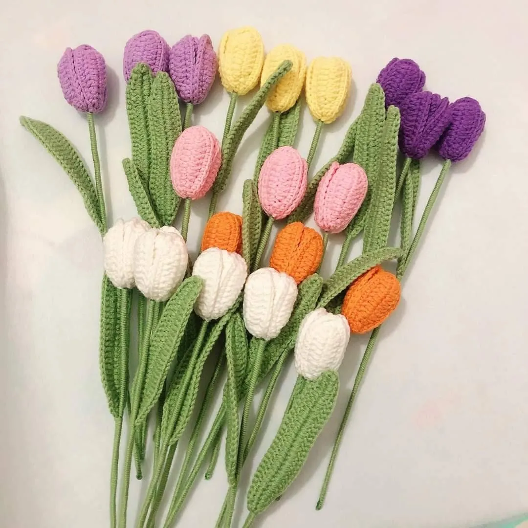Crochet Tulip With Petals