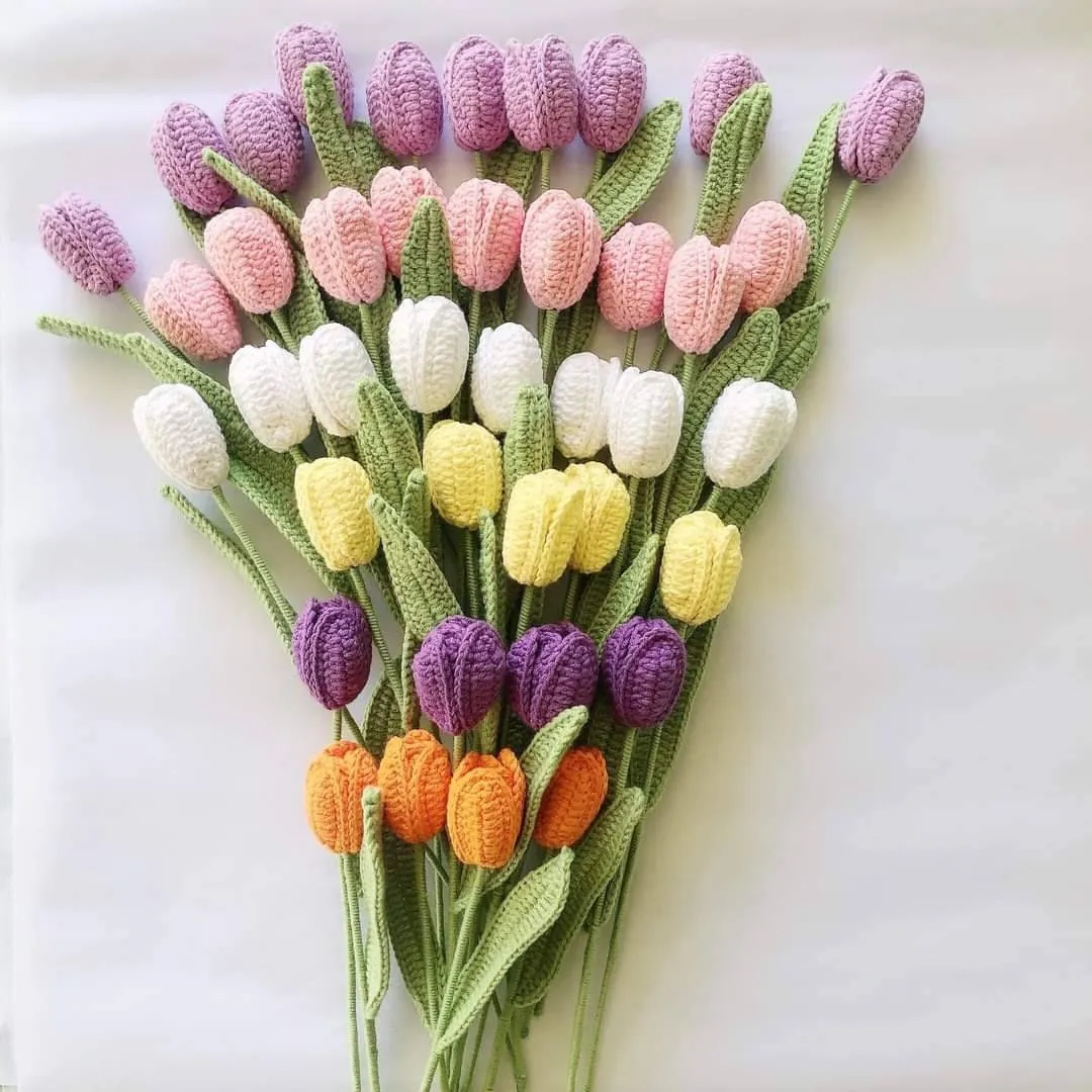 Crochet Tulip With Petals