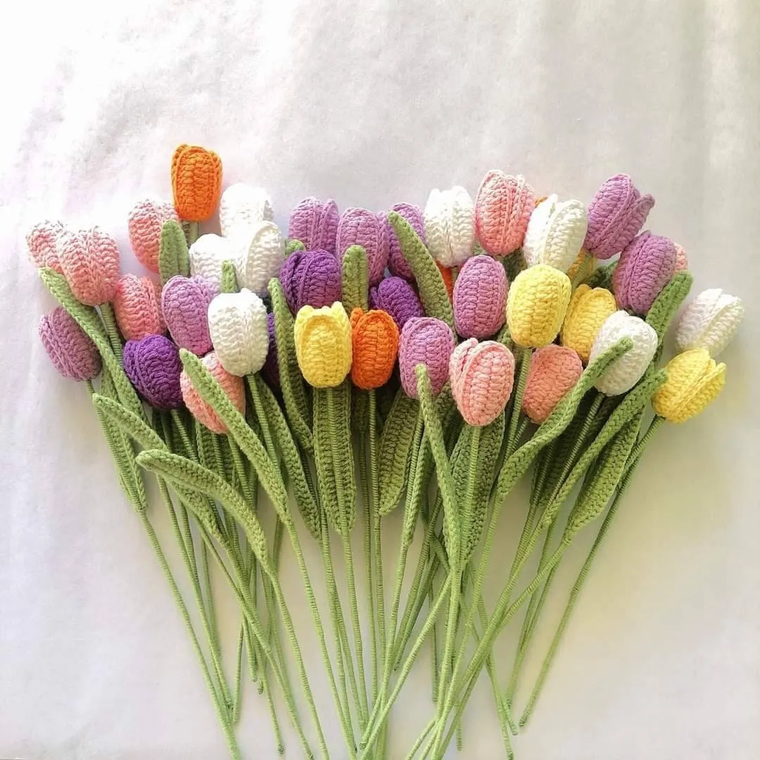 Crochet Tulip With Petals