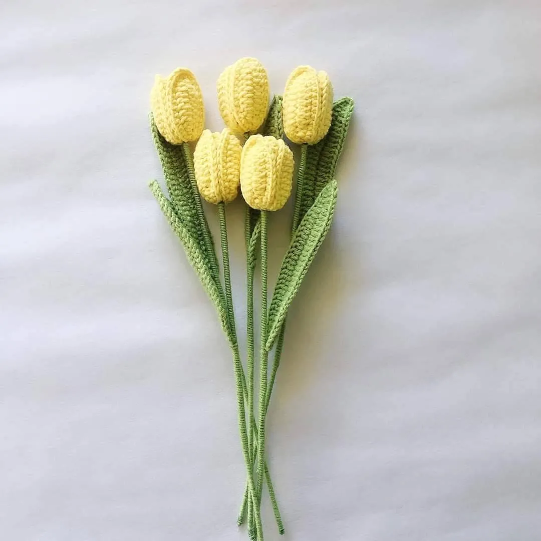 Crochet Tulip With Petals