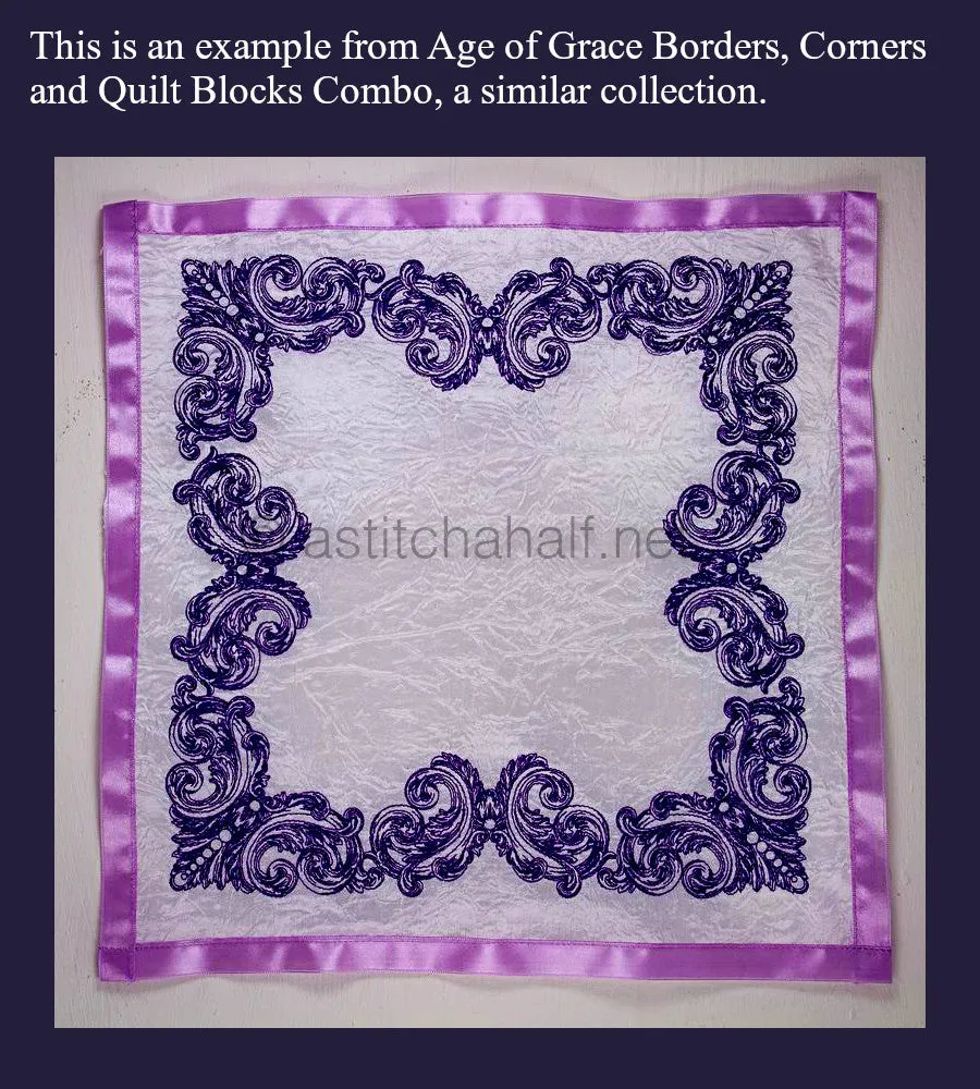 Deck with Grace Borders, Corners and Quilt Blocks Combo