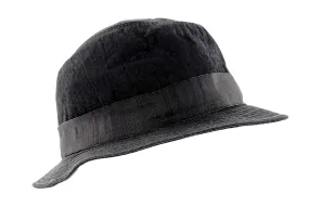 Dolce & Gabbana Cotton Blend Deep Grey Bucket Hat-Adult M