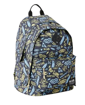 Double Dome 24L BTS Backpack in Black & Yellow