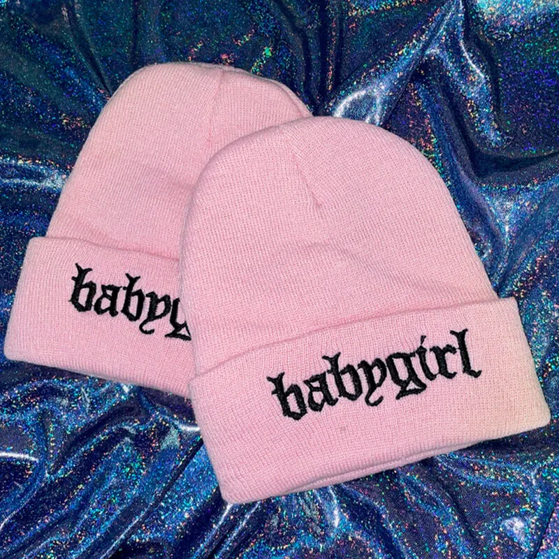 EGirl Aesthetic Babygirl Pink Hat