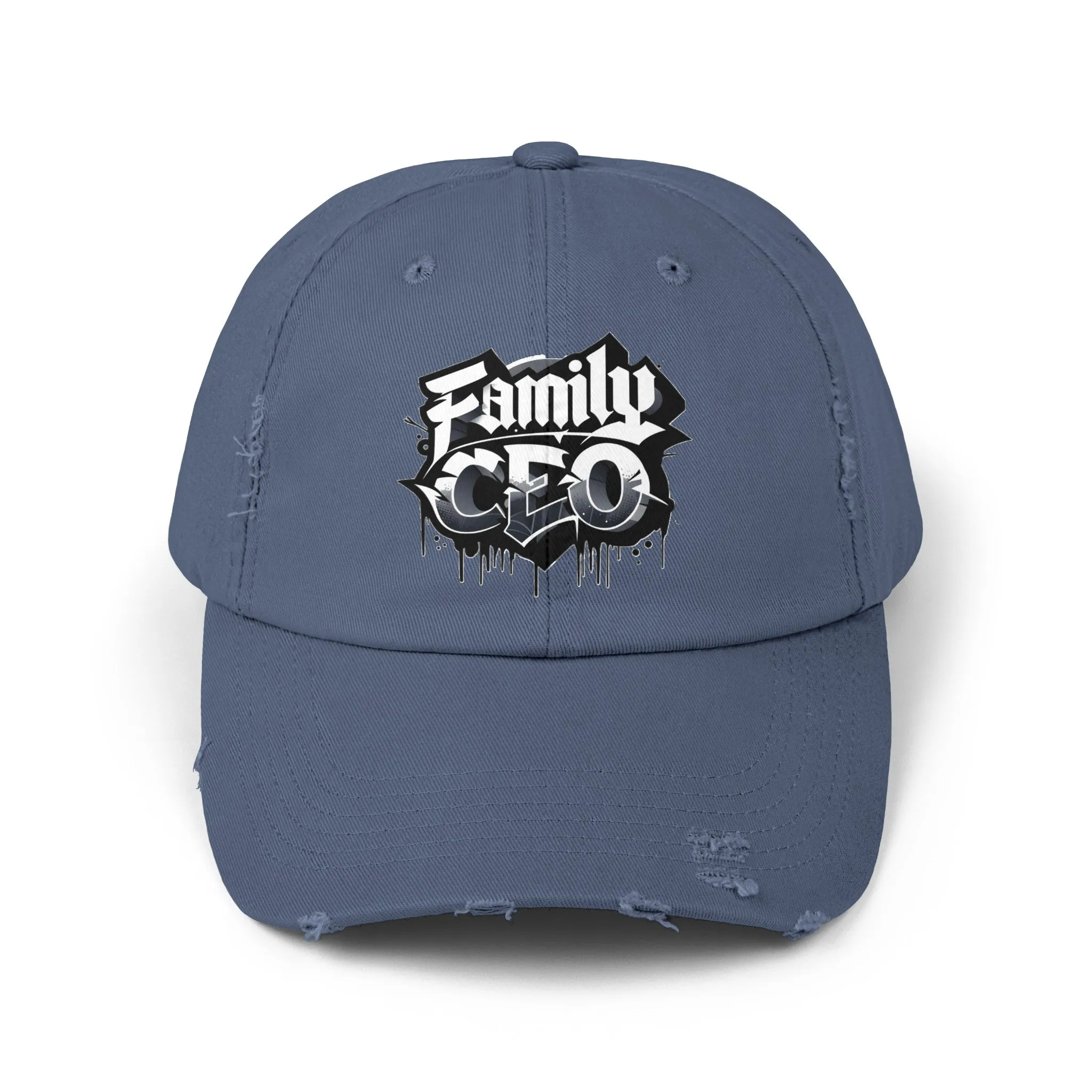 Family CEO Unisex (Adult) Distressed Cap