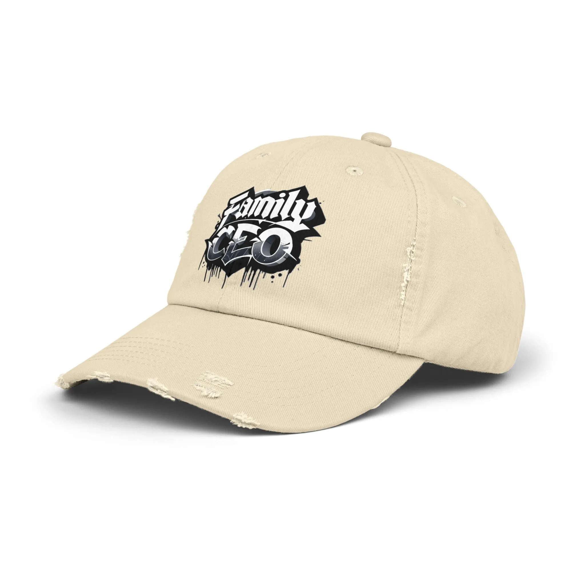 Family CEO Unisex (Adult) Distressed Cap