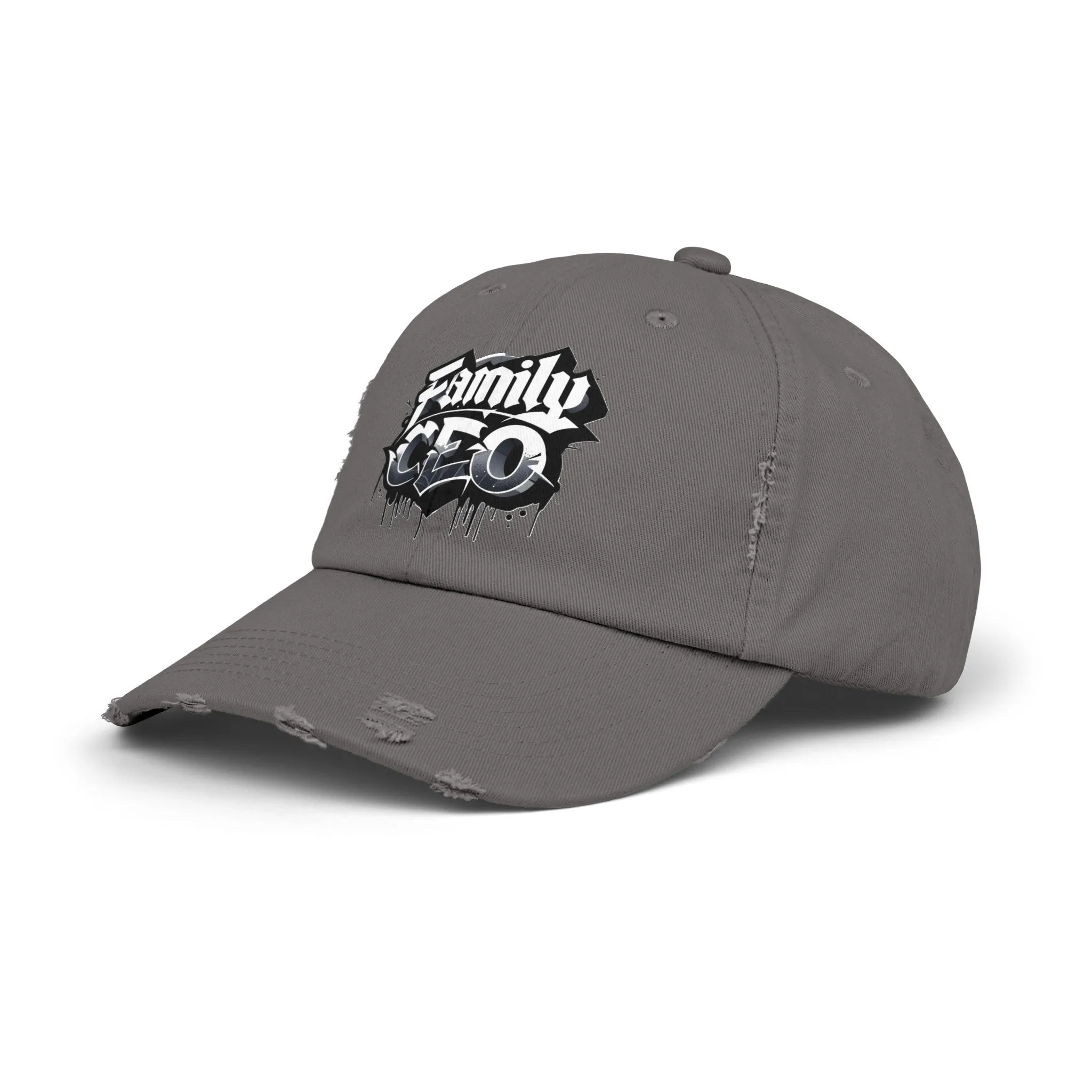Family CEO Unisex (Adult) Distressed Cap