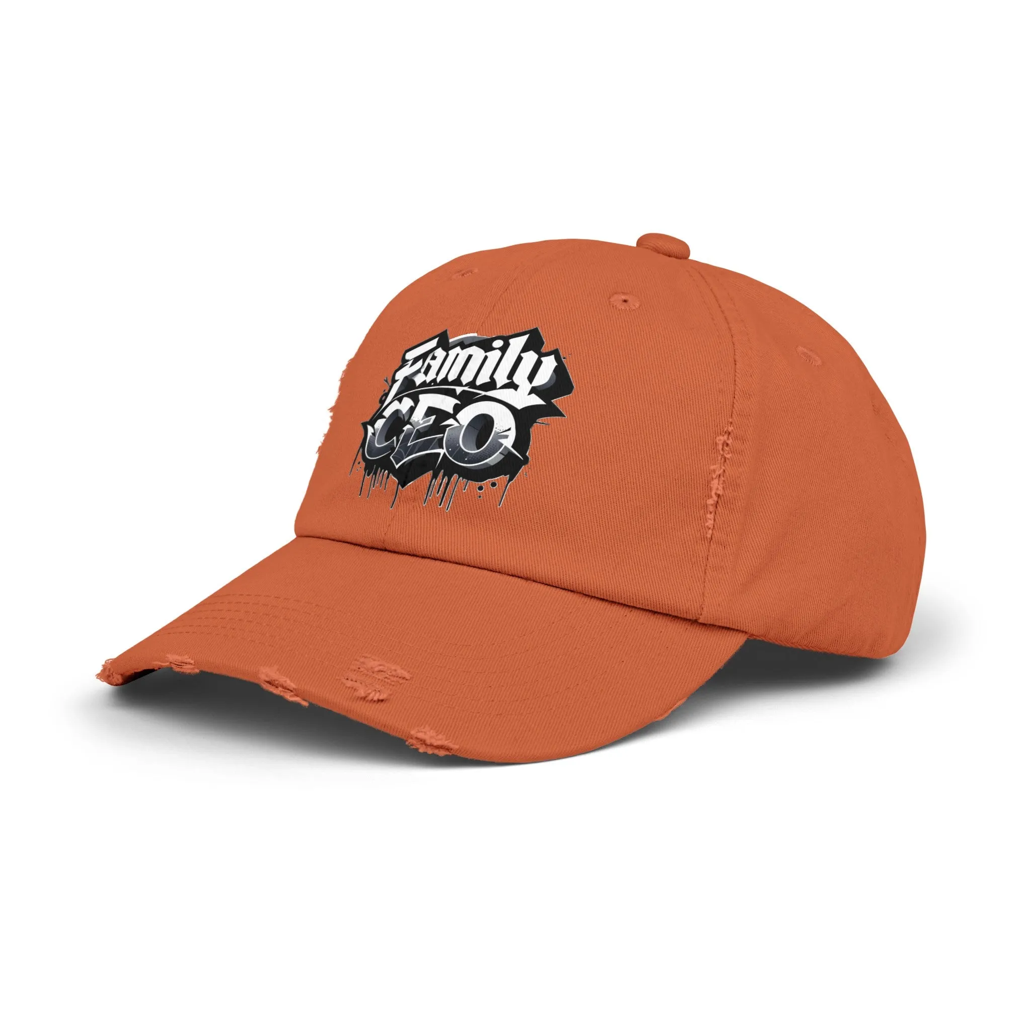 Family CEO Unisex (Adult) Distressed Cap
