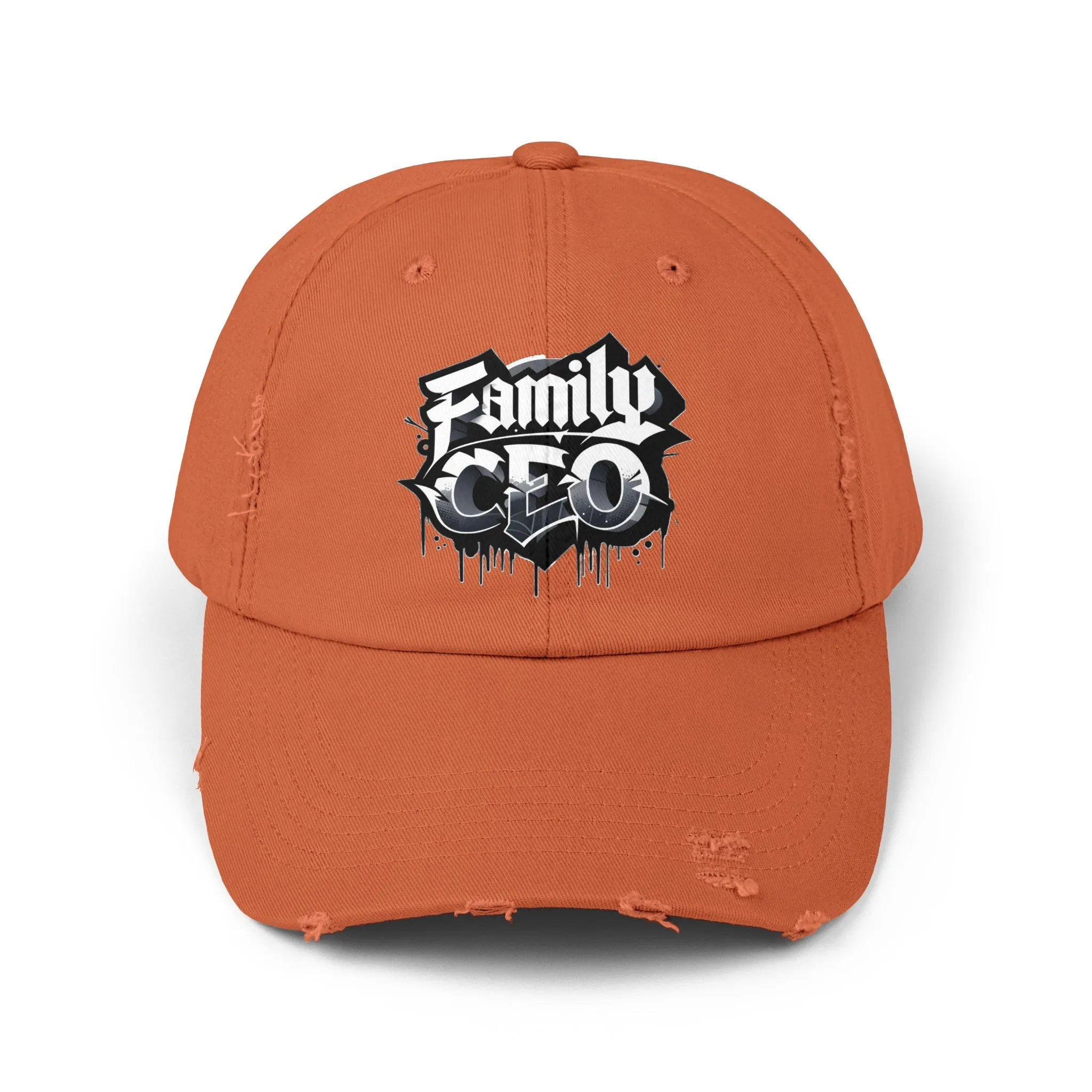 Family CEO Unisex (Adult) Distressed Cap