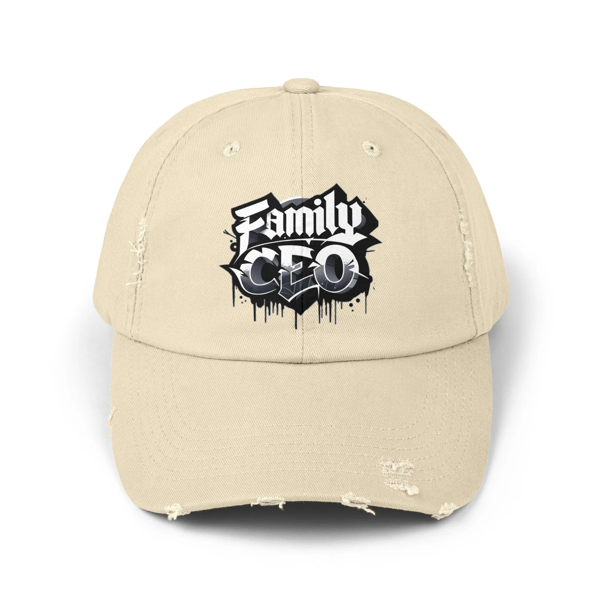 Family CEO Unisex (Adult) Distressed Cap