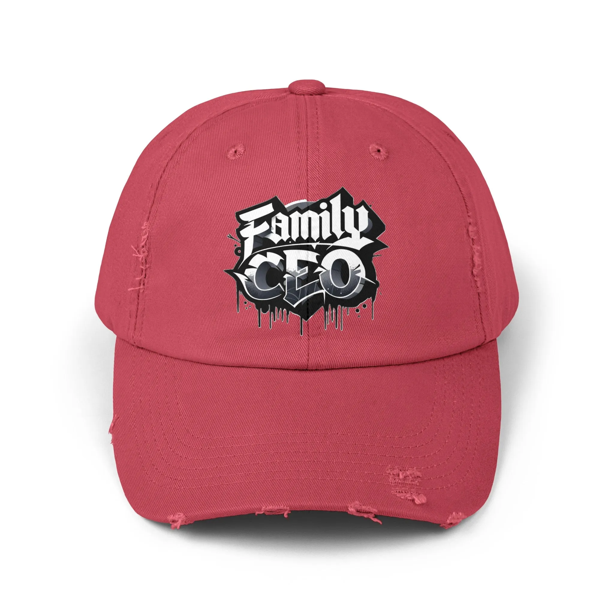 Family CEO Unisex (Adult) Distressed Cap