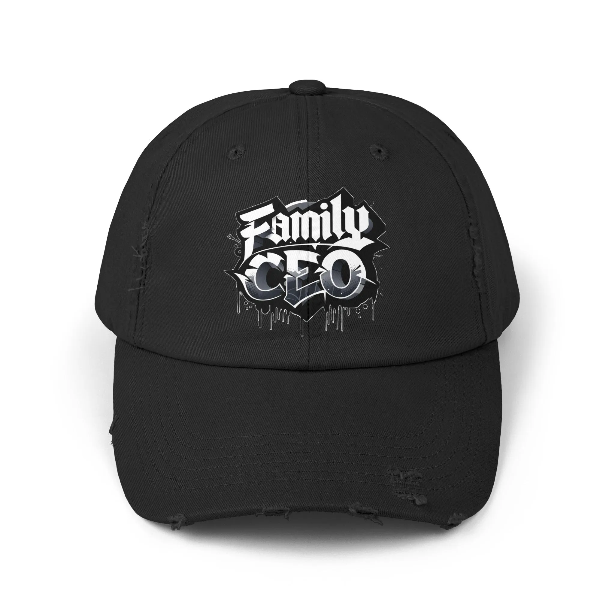 Family CEO Unisex (Adult) Distressed Cap