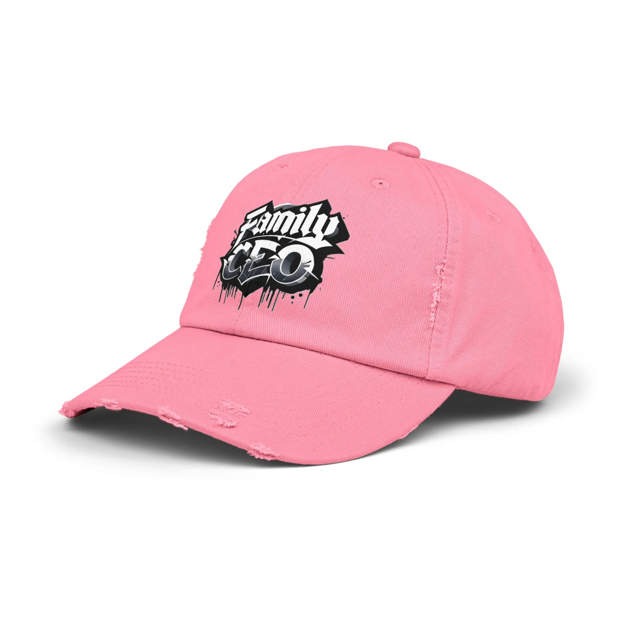 Family CEO Unisex (Adult) Distressed Cap
