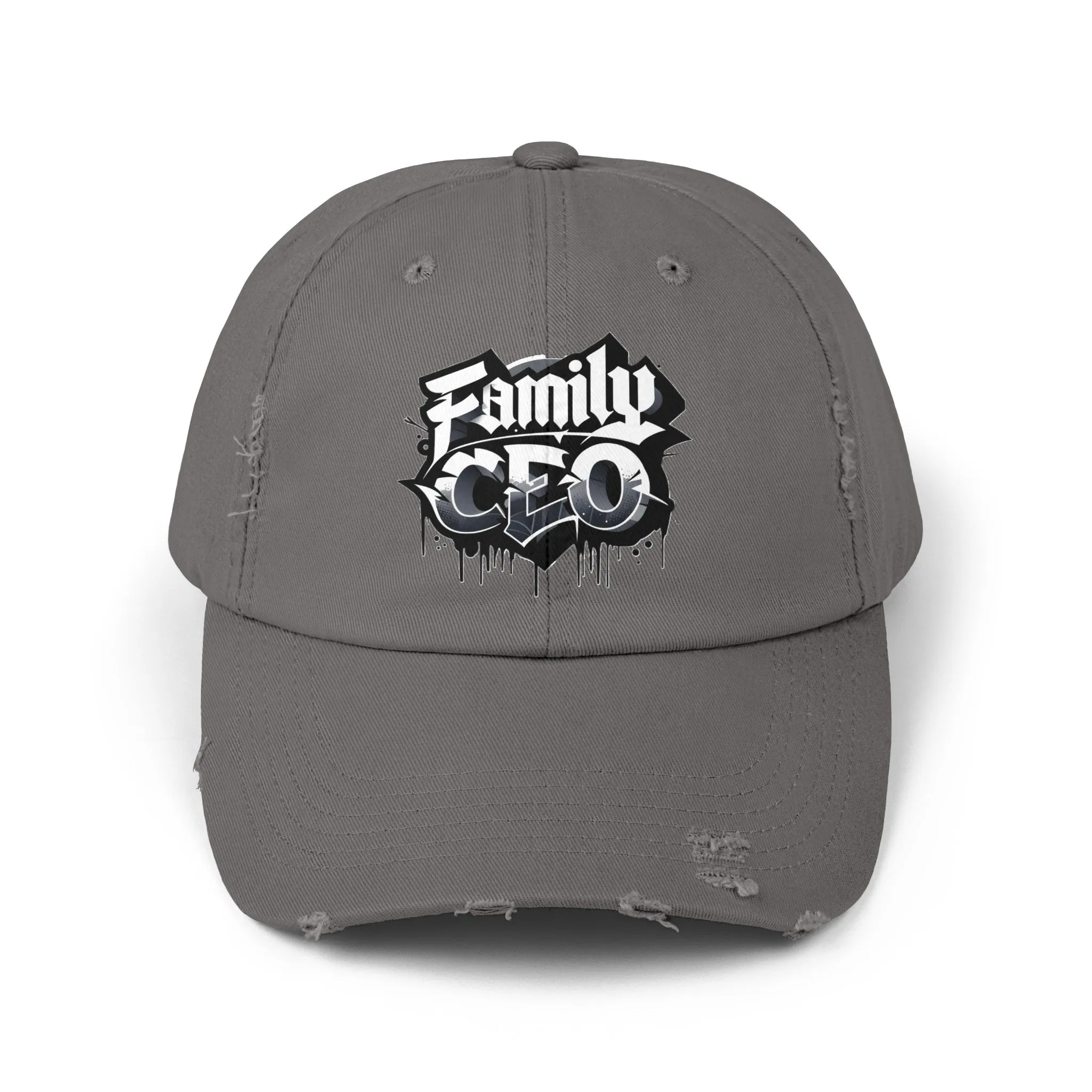 Family CEO Unisex (Adult) Distressed Cap