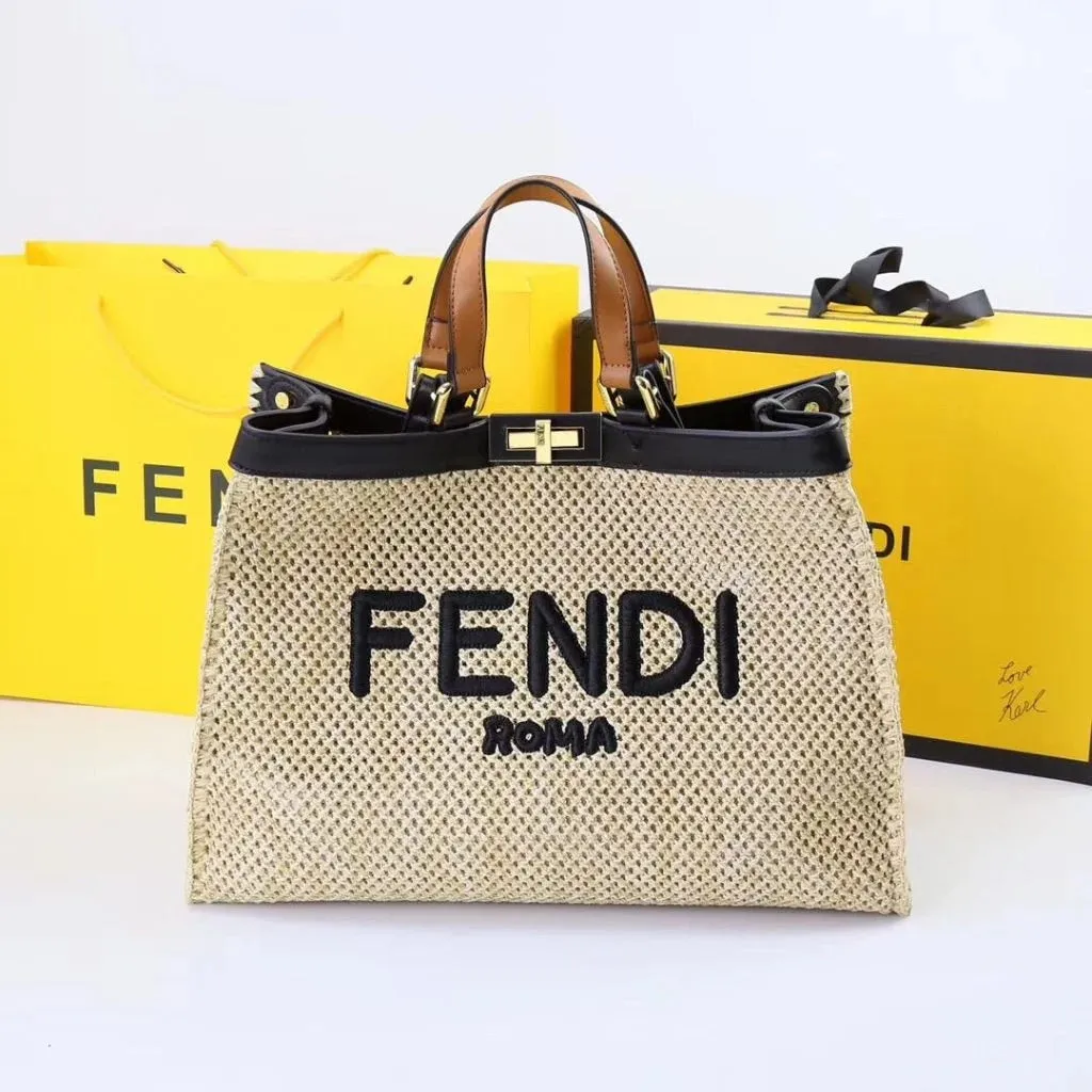 Fendi Canvas Tote Bag For Women