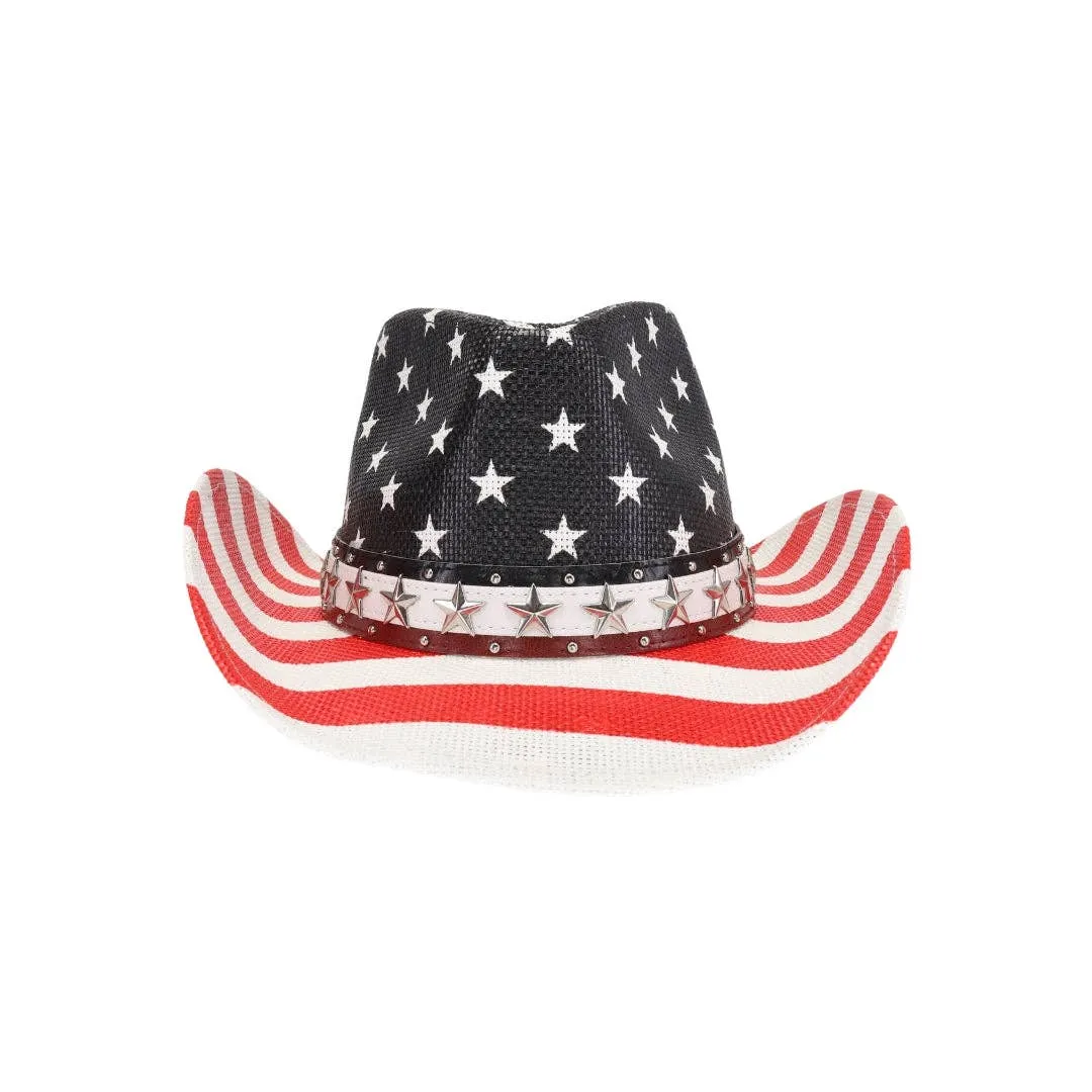 Flag Cowboy Hat by CC Beanie