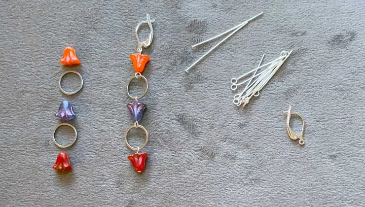 How to Make the Blooming Lily Earrings