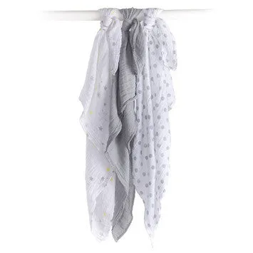 Lulujo Baby™ Calming Grey Mini Muslin Cloth by Mary Meyer