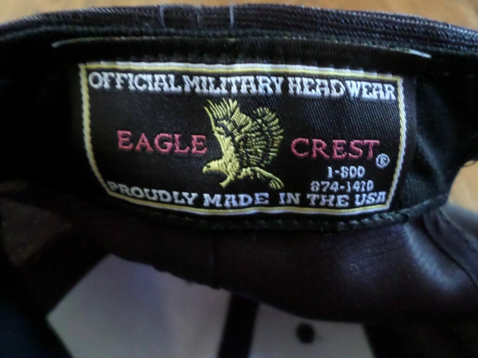 MILITARY DESERT STORM IRAQ VETERAN HAT U.S MILITARY OFFICIAL BALL CAP U.S.A MADE