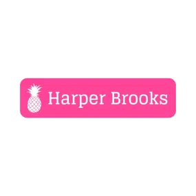 Pineapple Name Labels