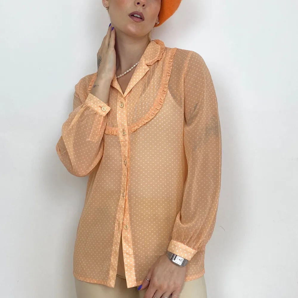 Polka Dot Blouse - SMALL