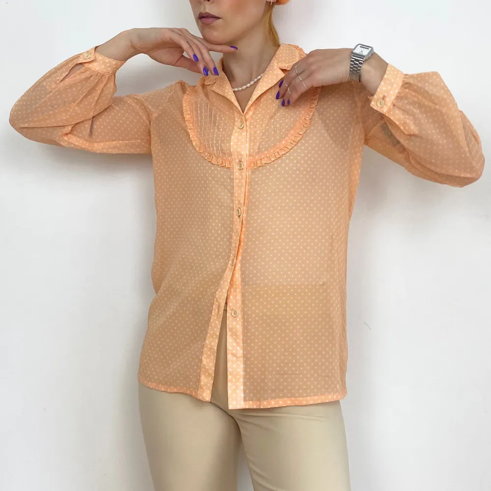 Polka Dot Blouse - SMALL