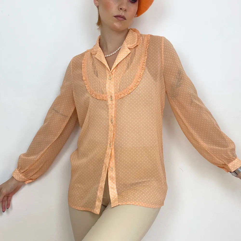 Polka Dot Blouse - SMALL