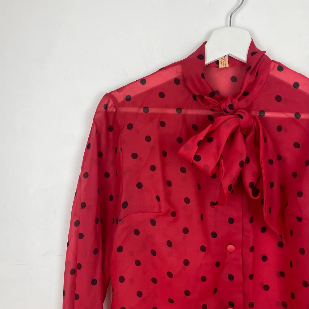 Polka Dot Blouse - XS