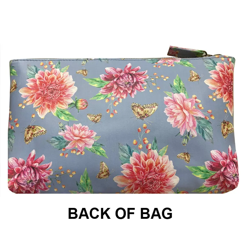 Ring Clutch - Blue Floral