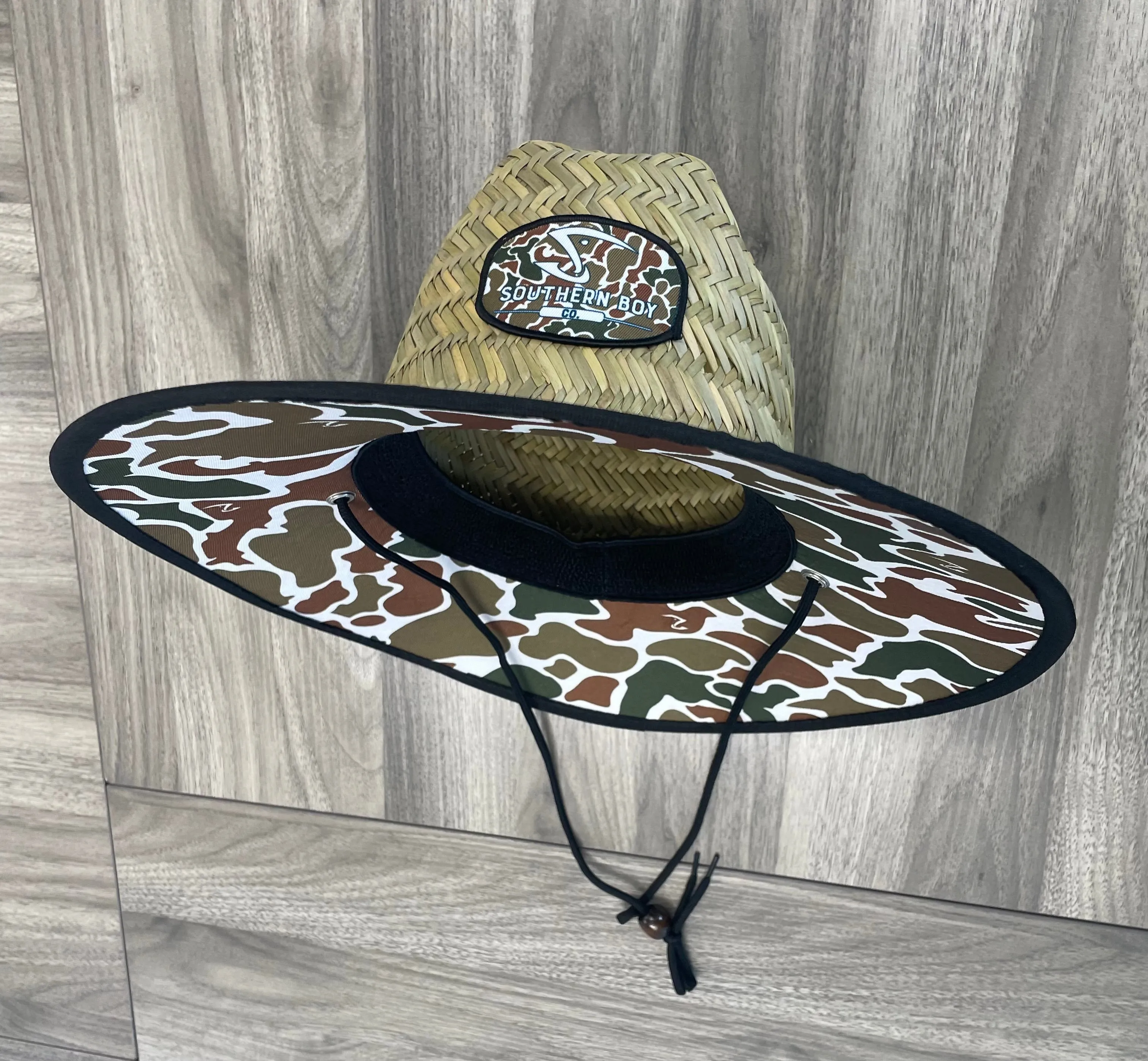 SBC Camo Straw Kids Hat