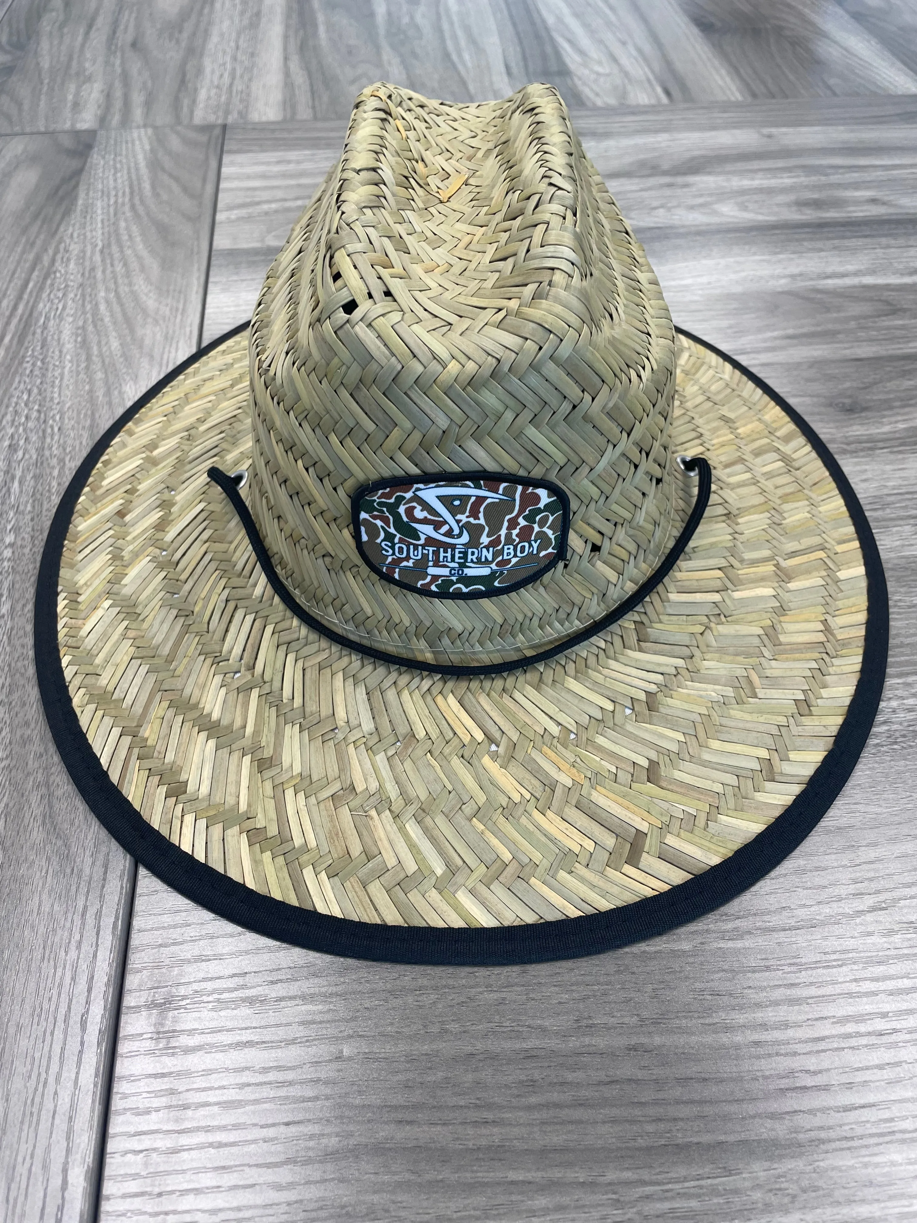 SBC Camo Straw Kids Hat