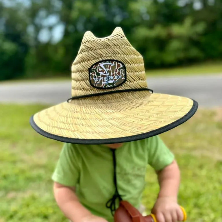 SBC Camo Straw Kids Hat