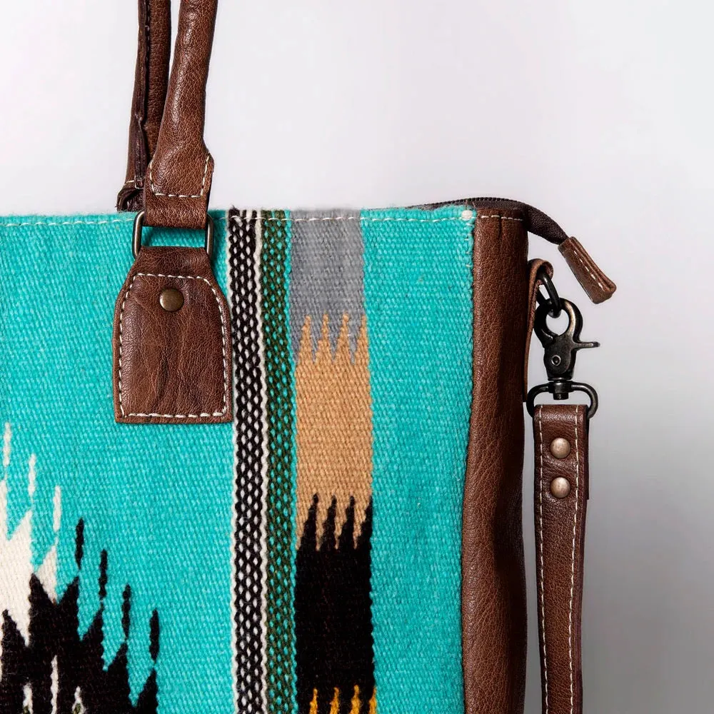 Sierra Sky Western Leather Tote by American Darling