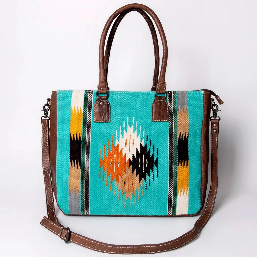 Sierra Sky Western Leather Tote by American Darling