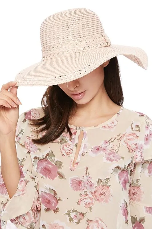 Spring Break Wide Brim Floppy Hat