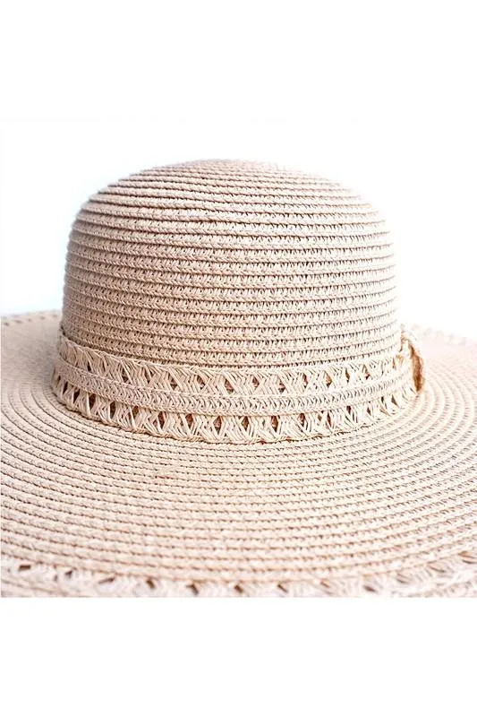 Spring Break Wide Brim Floppy Hat