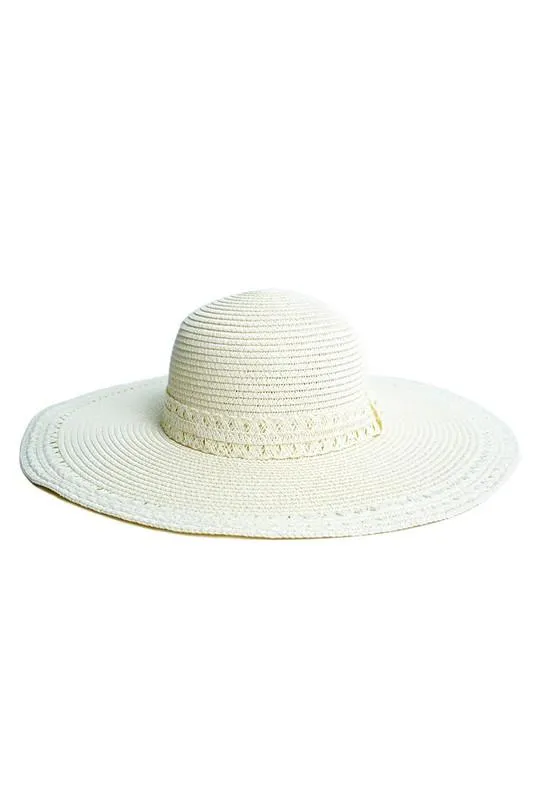 Spring Break Wide Brim Floppy Hat